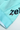 Close-up of ZELO T-TYPE children's cycling training shorts in light blue, featuring logo and stitching details.