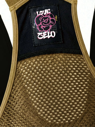 NEW!競技 PRO 兒童滑步車褲｜兒童滑步車吊帶褲緊身透氣 ZELO 坐墊-黑刺金(預定商品預計4月底前發貨) ZELO