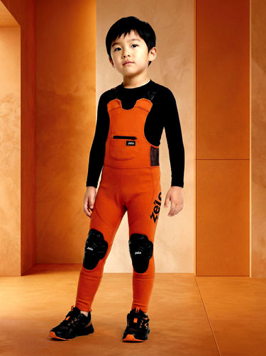 NEW!競技 PRO 兒童滑步車褲｜兒童滑步車吊帶褲緊身透氣 ZELO 坐墊-愛丁橘(預定商品預計4月底前發貨) ZELO