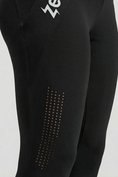 🇮🇹競技 PRO 款兒童滑步車褲｜壓縮功能升級・更貼合腹部包覆・透氣縫切跑感更穩4月中上市(無護具版)-黑刺 ZELO