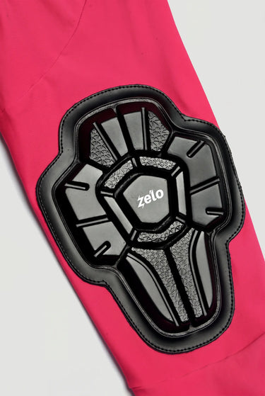 Kids Balance Bike Racing Protective Pants｜PRO Italian Fabric Compression Fit・Cherry Red｜ZELO
