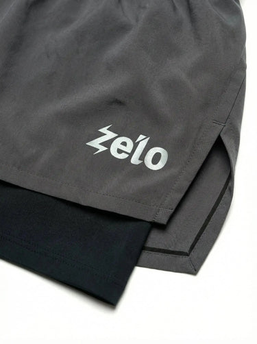 ZELO Fiamma 青少年雙層跑步短褲｜輕量快乾・內裡壓縮穩定・側開衩(預定商品預計4月中發貨) ZELO