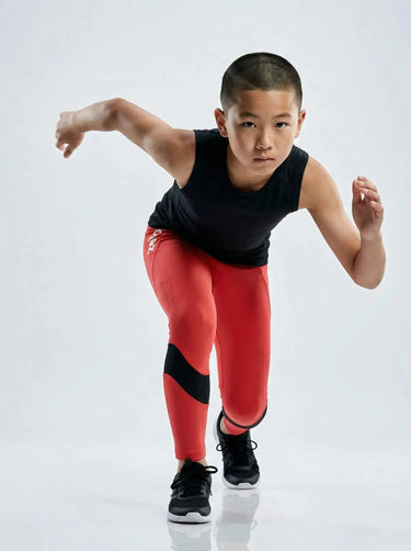 ZELO Scatto 兒童運動壓縮褲專業訓練用運動壓縮褲｜透氣打孔・雙反光・快乾彈力(預定商品預計4月中發貨) ZELO