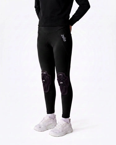 ZELO Kids Balance Bike Compression Pants｜Knee Protection・4-Way Stretch S-5XL - KAGE BLACK