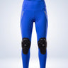 ZELO kids balance bike compression pants front view in Aoi Sky Blue