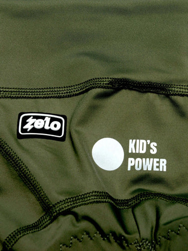 🇮🇹兒童競技騎行滑步車褲-力量綠 2件9折送機能襪1 雙！ ZELO