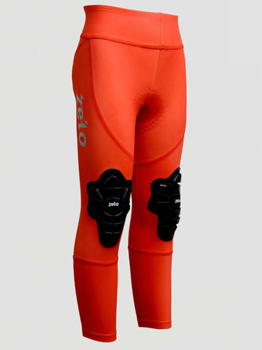 🇮🇹兒童競技騎行滑步車褲-飛焰橘 2件9折送機能襪1 雙！ ZELO