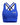 zelo Girls' Double-X Sports Bra | Ruri Blue | Bright Practice Top for Dance, Track & Cheer